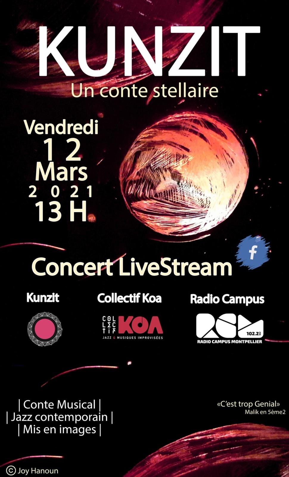 Kunzit un conte stellaire Collectif Koa Radio Campus Montpellier