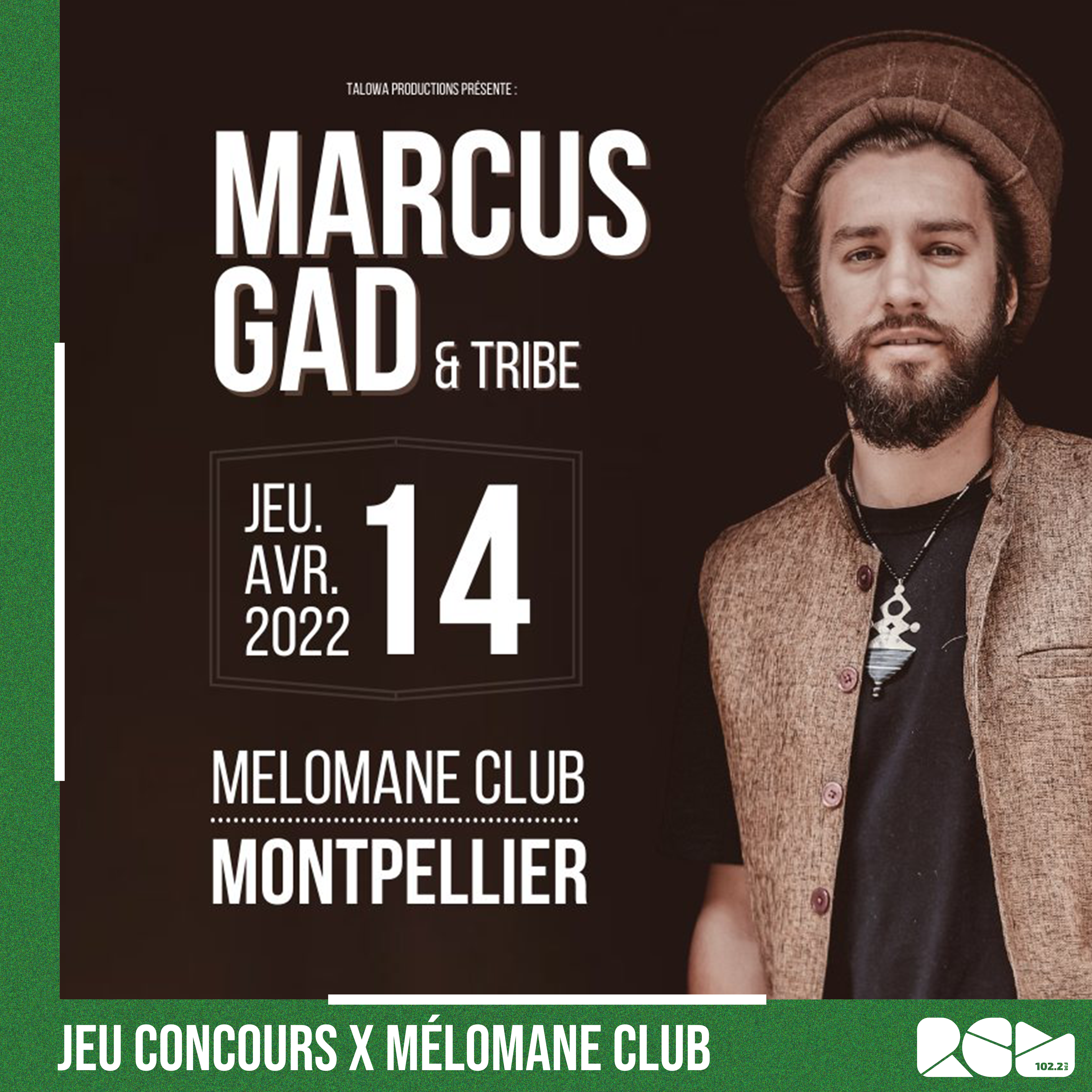 JEU CONCOURS MARCUS GAD RADIO CAMPUS MONTPELLIER